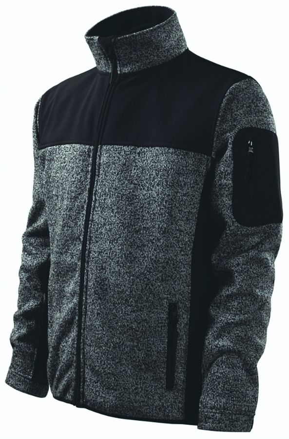 Softshellová bunda Casual 550 knit gray